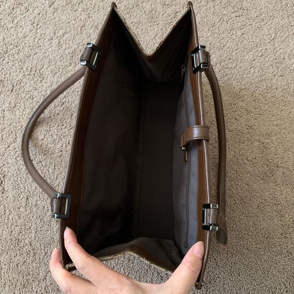 G1068 Gucci brown monogram Jackie bag - Picture 5 of 7